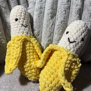 Crochet Banana Plush Toy